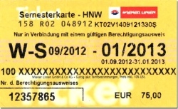 Beispielbild Semesterticket