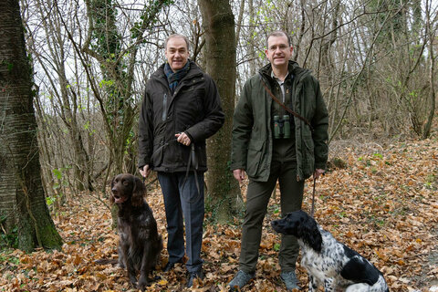 Landesrat Leonhard Schneemann mit Landesjagdkoordinator DI Hans Peter Weiss