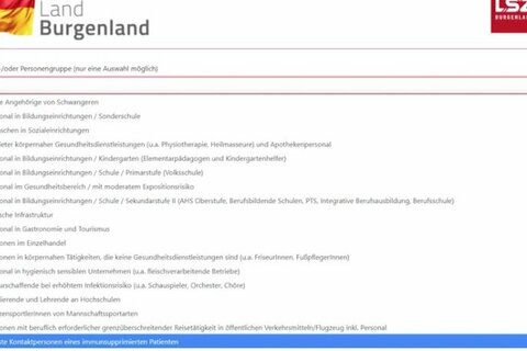 Engste Kontaktperson eines immunsupprimierten Patienten