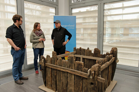 Aufbau archäologischer Brunnen