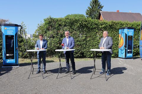 VBB-Geschäftsführer Johannes Jandrisevits, Verkehrslandesrat Heinrich Dorner und VBB-Geschäftsführer Wolfgang Werderits.