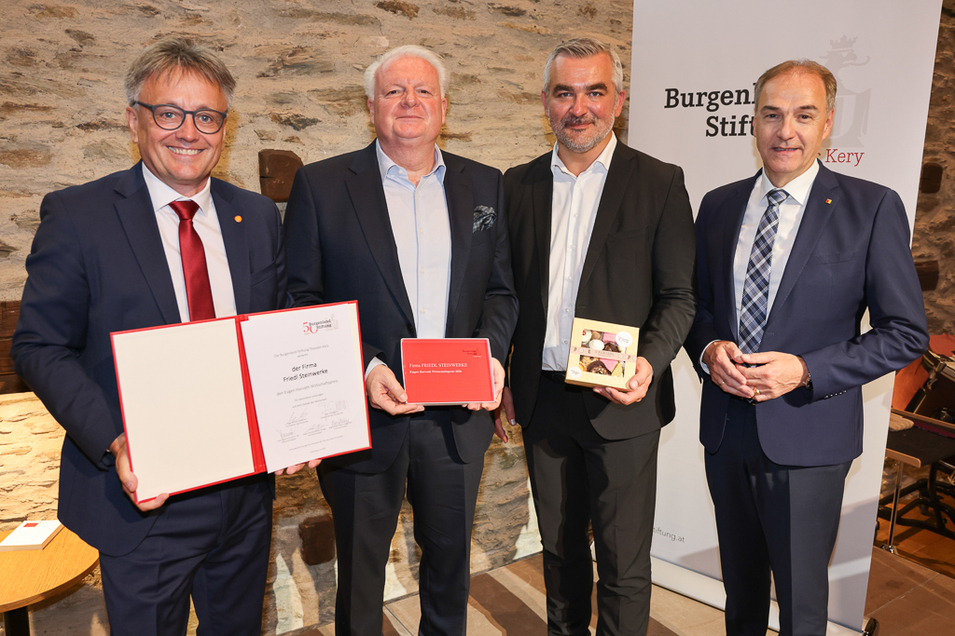 50 Jahre Burgenlandstiftung Theodor Kery - Preisverleihung auf Burg Schlaining
