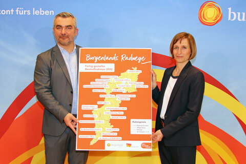 Landesrat Dorner präsentiert Maßnahmen zum Radland Burgenland