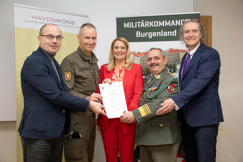 Kooperation Haydn-Kons mit der Militärmusik Burgenland