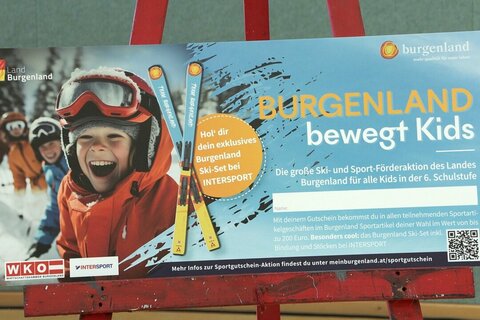Startschuss für - Burgenland bewegt Kids - Einzigartige Ski- und Sportartikel-Förderaktion