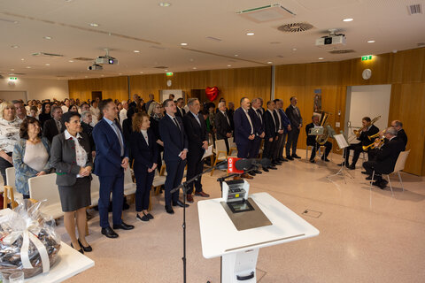 Volles Haus bei der feierlichen Einführungsfeier in der Klinik Oberwart.
