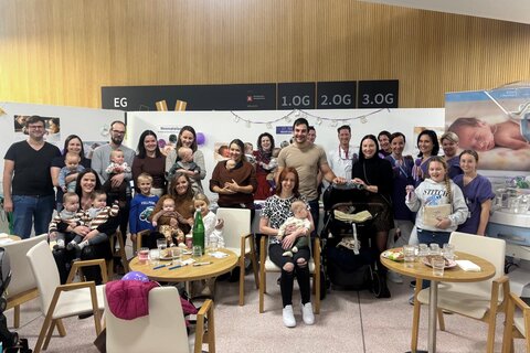 Ehemalige „Frühchen“ kamen zum Austausch in die Klinik Oberwart