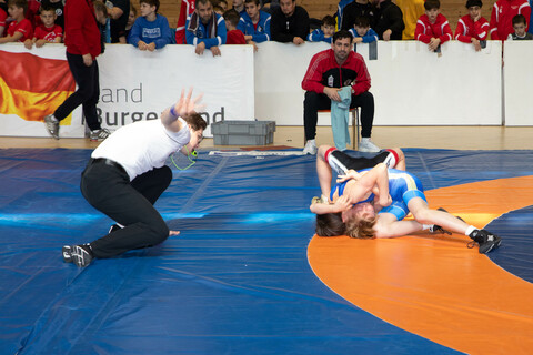 Spektakuläre Kämpfe, voller Einsatz: die Nachwuchsathlet*innen zeigten ihr Können