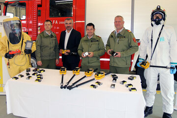 Die Feuerwehr bekam eine neue Strahlenschutzausrüstung