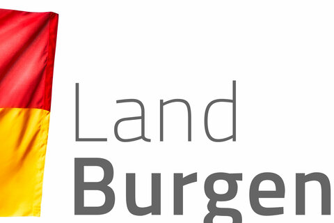 Land BGLD Flagge Land Burgenland Flagge