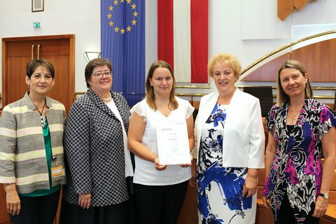 Europawissen burgenländischer SchülerInnen ausgezeichnet