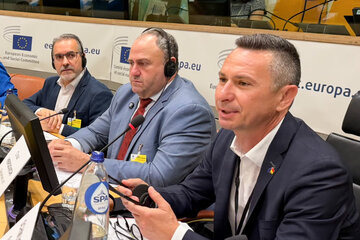 Robert Hergovich, Präsident der WINE Intergroup, in Brüssel