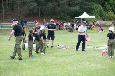 Der Nachwuchs war mit großem Einsatz beim Bezirkswettbewerb in Kroatisch Minihof dabei.