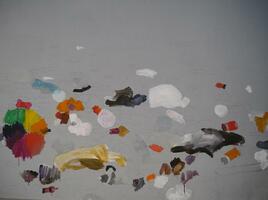 Vitorelli Rita, "Arc-en-ciel Ball", 2009, Acryl, Bleistift/Lw