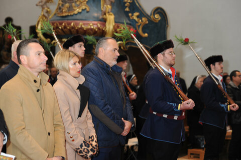 Landeshauptmann Hans Peter Doskozil beim Festgottesdienst im Eisenstädter Dom