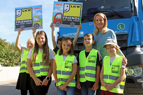 Landesrätin Winkler präsentierte die Aktion LKW in der Schule