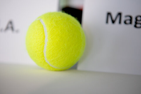 Symbolbild eines Tennisballes.
