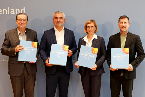 Landesrat Heinrich Dorner präsentierte das Programm: Das Land Burgenland unterstützt Schulen im Mobilitätsalltag