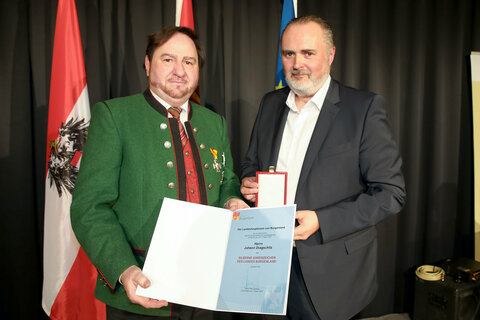 Johann Dragschitz Silbernes Ehrenzeichen