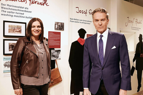 LH-Stellvertreterin Mag. Astrid Eisenkopf mit Alfons Haider