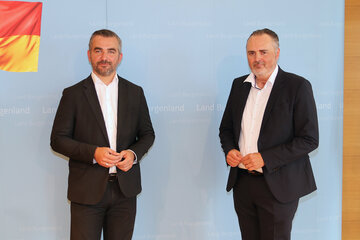 Landeshauptmann Hans Peter Doskozil und Infrastrukturlandesrat Heinrich Dorner nahmen zu verkehrspolitischen Maßnahmen des Bundes Stellung