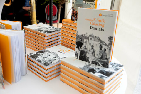 Buchcover „125 Jahre Klinik Güssing – damals und heute“