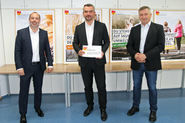 Infrastrukturlandesrat Heinrich Dorner, Baudirektor Wolfgang Heckenast und Josef Wagner, Vorstand der Gruppe 4 im Amt der Bgld. Landesregierung, präsentierten die Bauprojekte für das Burgenland 2020