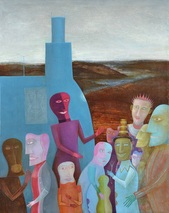 „Die Quelle“ aus dem Zyklus Masken und Maskierte