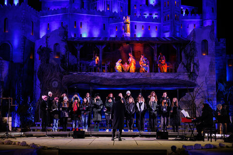 Schülerchöre beim Winterwunder Mörbisch