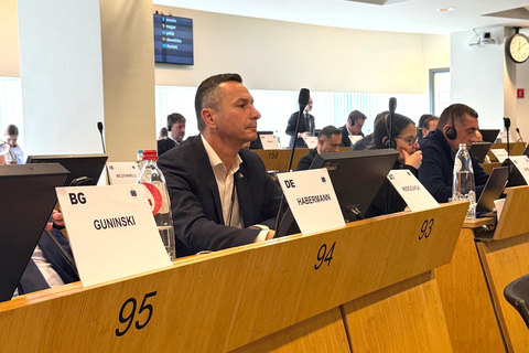 LAbg. Robert Hergovich beim Ausschuss der Regionen (AdR) in Brüssel.