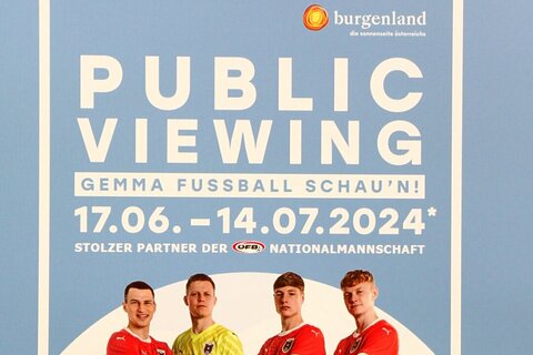 Public Viewings zur UEFA EURO 2024 - Kostenlose Öffi-Nutzung mit der Burgenland Card