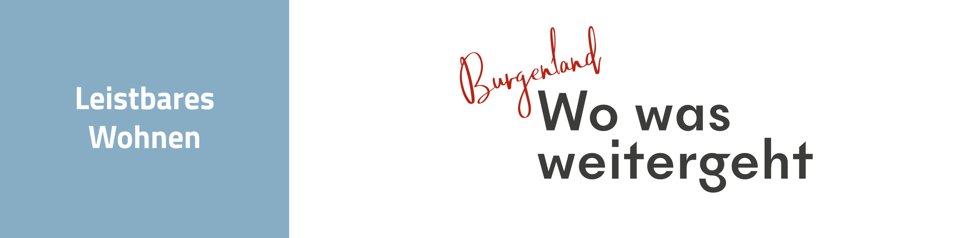 Leistbares Wohnen