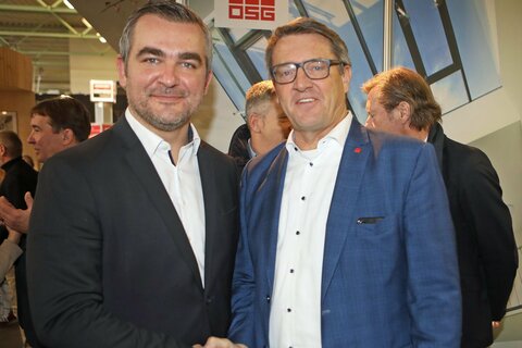 Landesrat Mag. Heinrich Dorner mit OSG-Direktor Dr. Alfred Kollar (v.l.).
