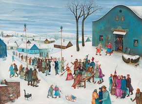 „Hochzeit im Schnee“ aus dem Heanzenzyklus