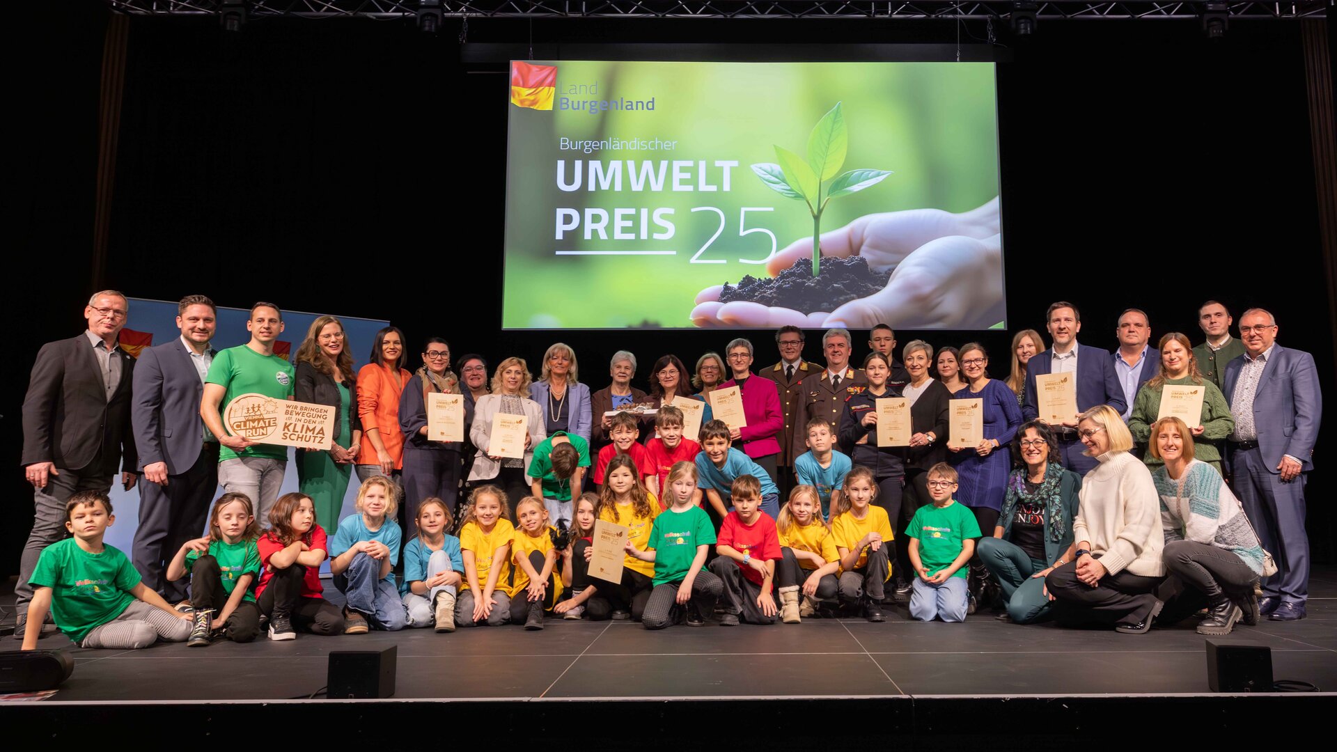 Gruppenfoto der Gewinner