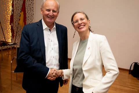 Welterbe-Obmann Erwin Preiner begrüßte Landeshauptmann-Stellvertreterin Anja Haider-Wallner (v.l.).