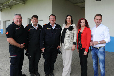 Bezirksfeuerwehrleistungsbewerbe  in Zagersdorf mit Astrid eisenkopf