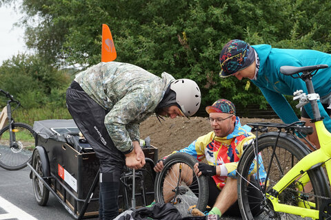 Auch Pannen gehörten zur Tour dazu