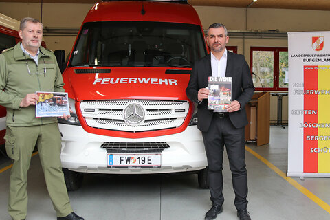 Feuerwehrreferent Landesrat Heinrich Dorner und Landesfeuerwehrkommandant LBD Ing. Alois Kögl präsentierten die Einsatzzahlen für das Jahr 2020, eine Bilanz der ersten Wahlen der Ortsfeuerwehrkommandanten sowie die Schwerpunkte im Feuerwesen im heurigen Jahr.