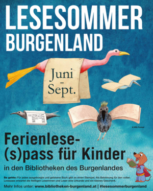 Plakat Lesesommer Burgenland