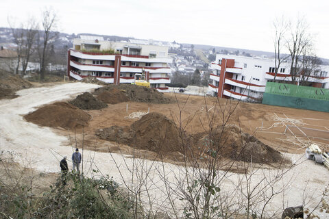 Mit den Bauarbeiten des Centercourts in Oberpullendorf wurde bereits begonnen.