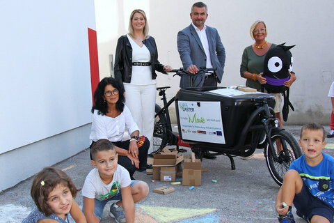 Straßenmal-Wettbewerb "Blühende Straßen" in Mattersburg