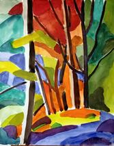 Bunte Bäume beim Ottensteiner Stausee