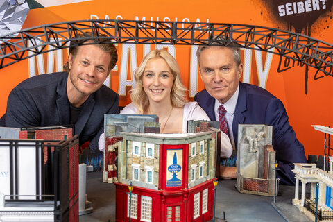 Mark Seibert, Anna Rosa Döller und Alfons Haider (v.l.).