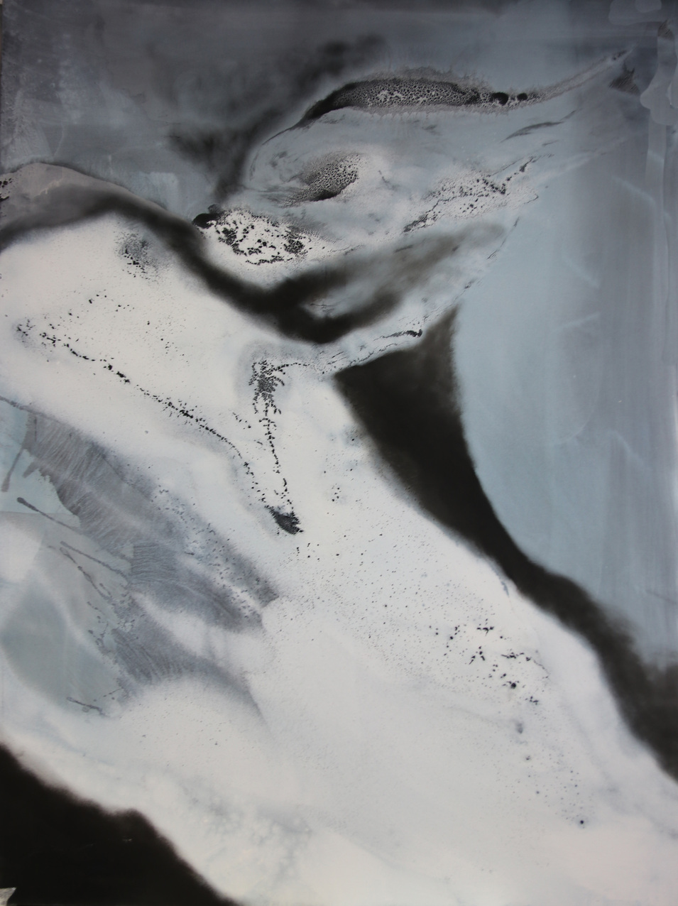 Nicolas Dellamartina-Ziegler, Hommage an die Berge, 2019; Öl/Acryl auf Leinwand; 195x145cm