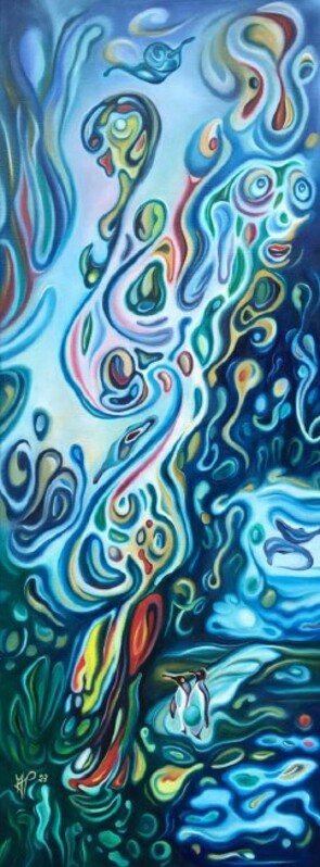 Delphine, Pinguine und ein Junge