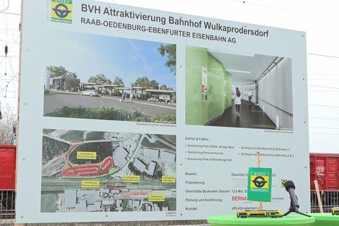 Bahnhof Wulkaprodersdorf - wichtiger Schritt zu einer modernen Mobiltiätsdrehscheibe