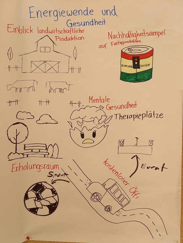 Ergebnisposter "Energiewende und Gesundheit"
