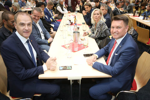 Landesrat Dr. Leonhard Schneemann und Bürgermeister Erich Trummer