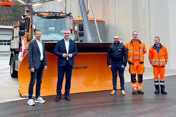 Verkehrslandesrat heinrich Dorner präsentiert den Winterdienst 2025 und 2026 der baudirektion